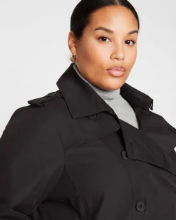 Derjon Trench Coat Black