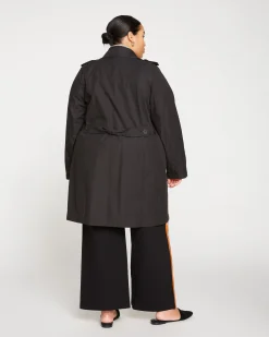 Derjon Trench Coat Black