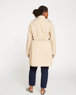 Derjon Trench Coat Khaki