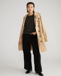 Derjon Trench Coat Khaki