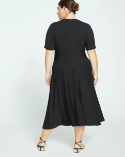 Devi Liquid Jersey Dress Black