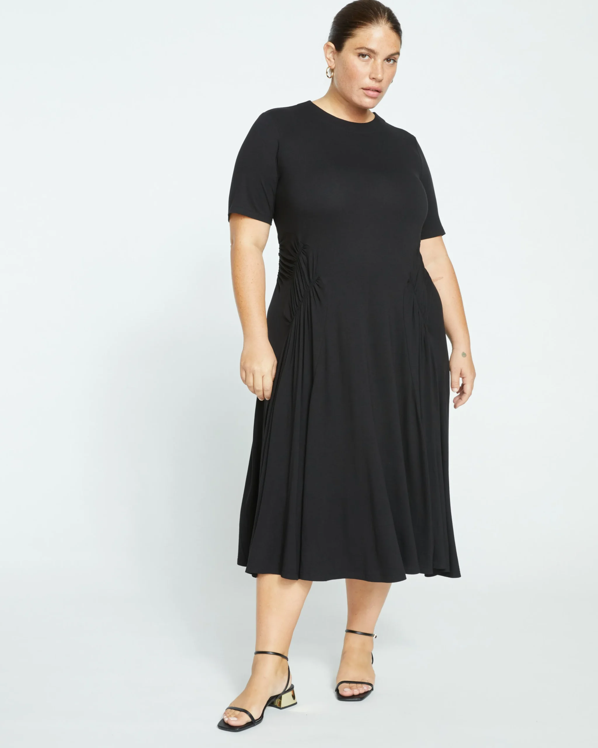 Devi Liquid Jersey Dress Black