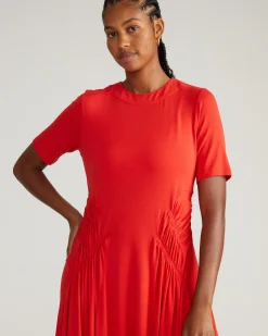 Devi Liquid Jersey Dress Lipstick