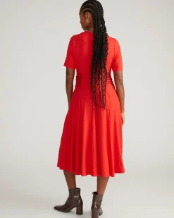 Devi Liquid Jersey Dress Lipstick