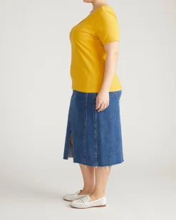 Double V Tee Goldenrod