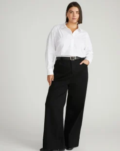 Elbe Stretch Poplin Shirt Classic Fit White