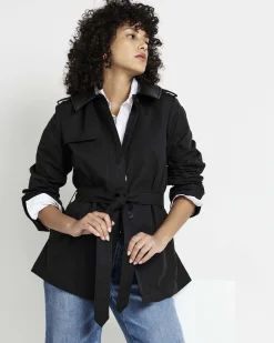 Freya Trench Coat Black