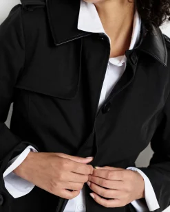Freya Trench Coat Black