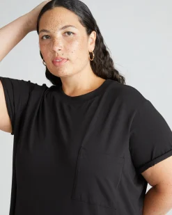 Garcon Tee Dress Black