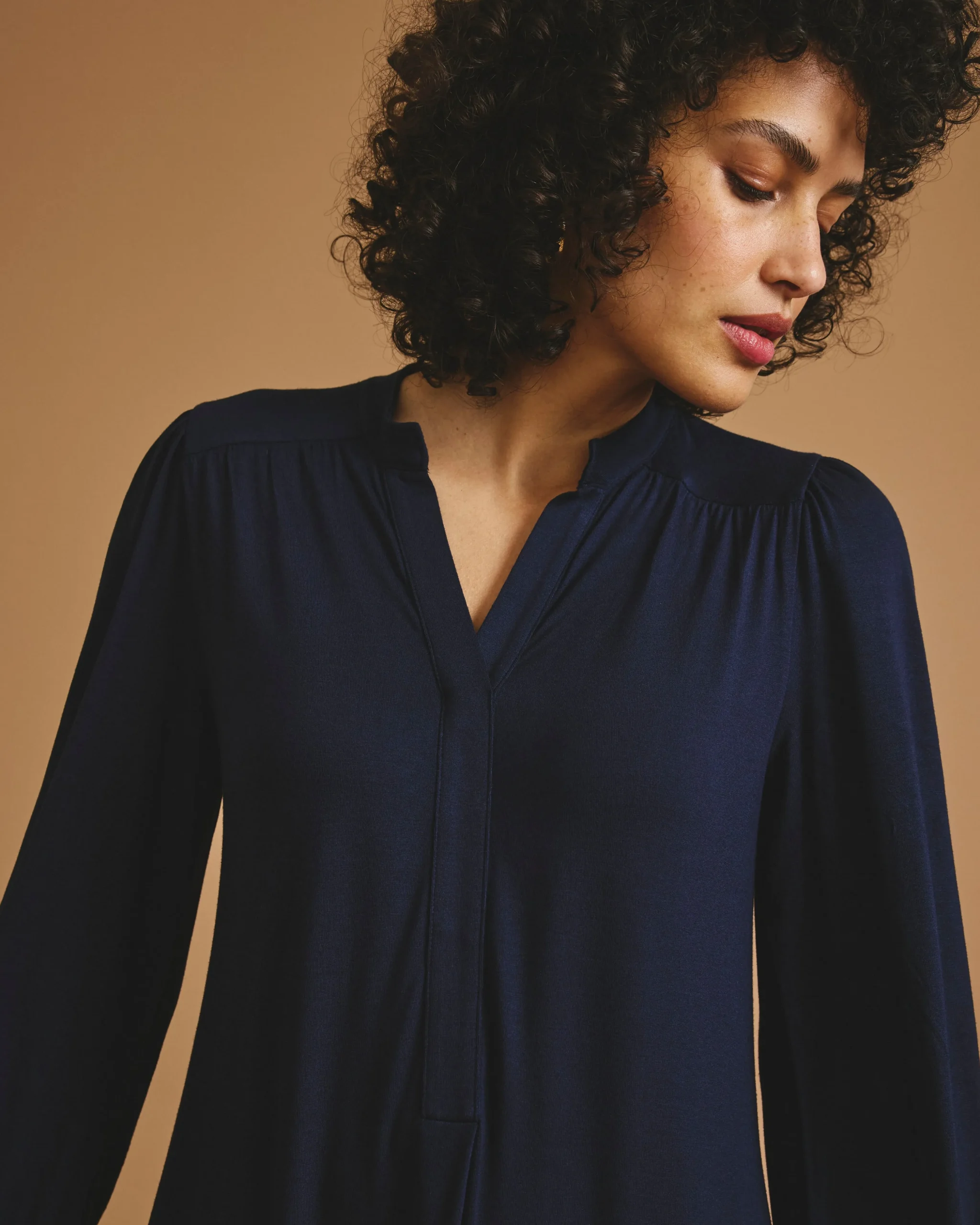Gramercy Liquid Jersey Dress Midnight