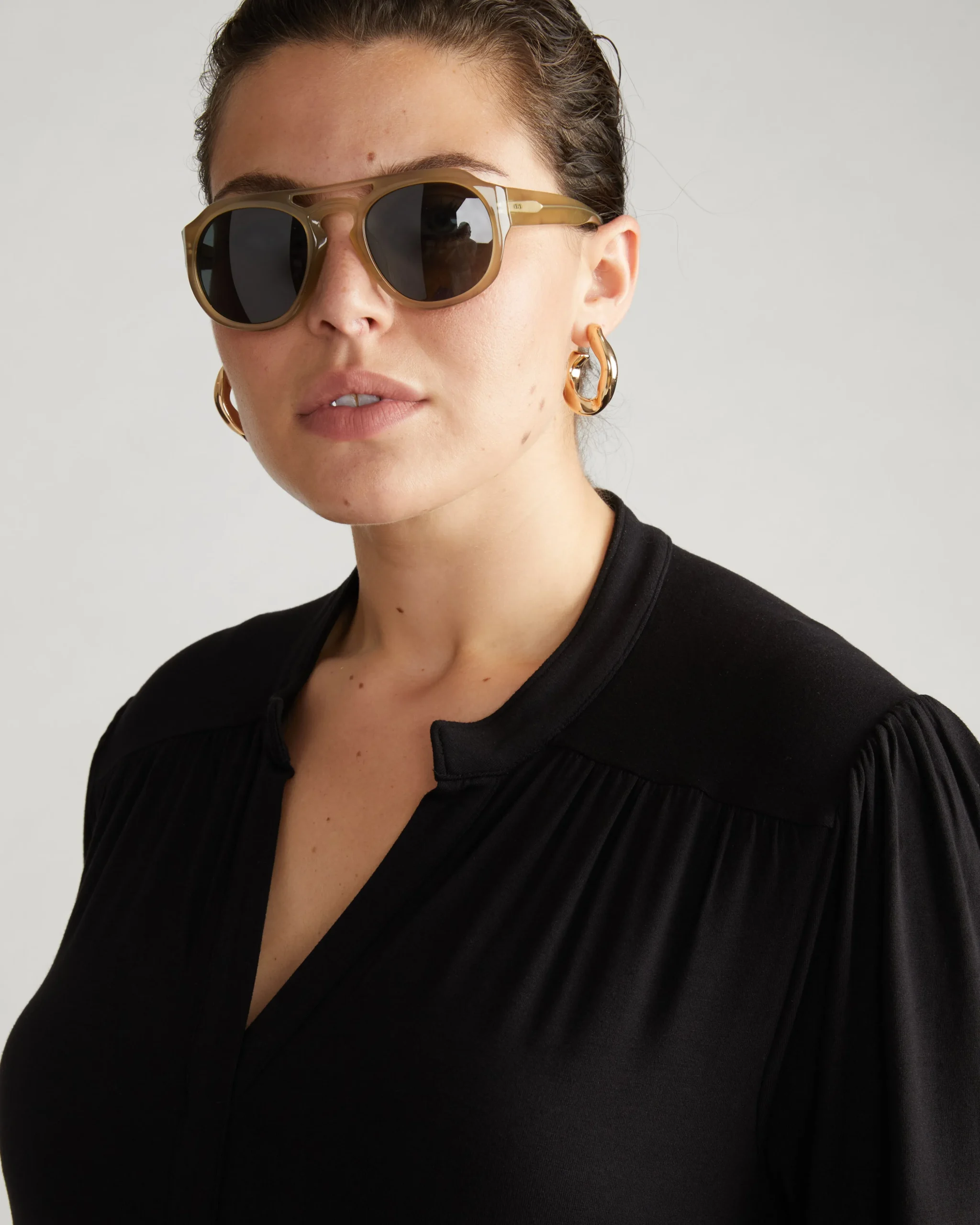Gramercy Liquid Jersey Dress Black