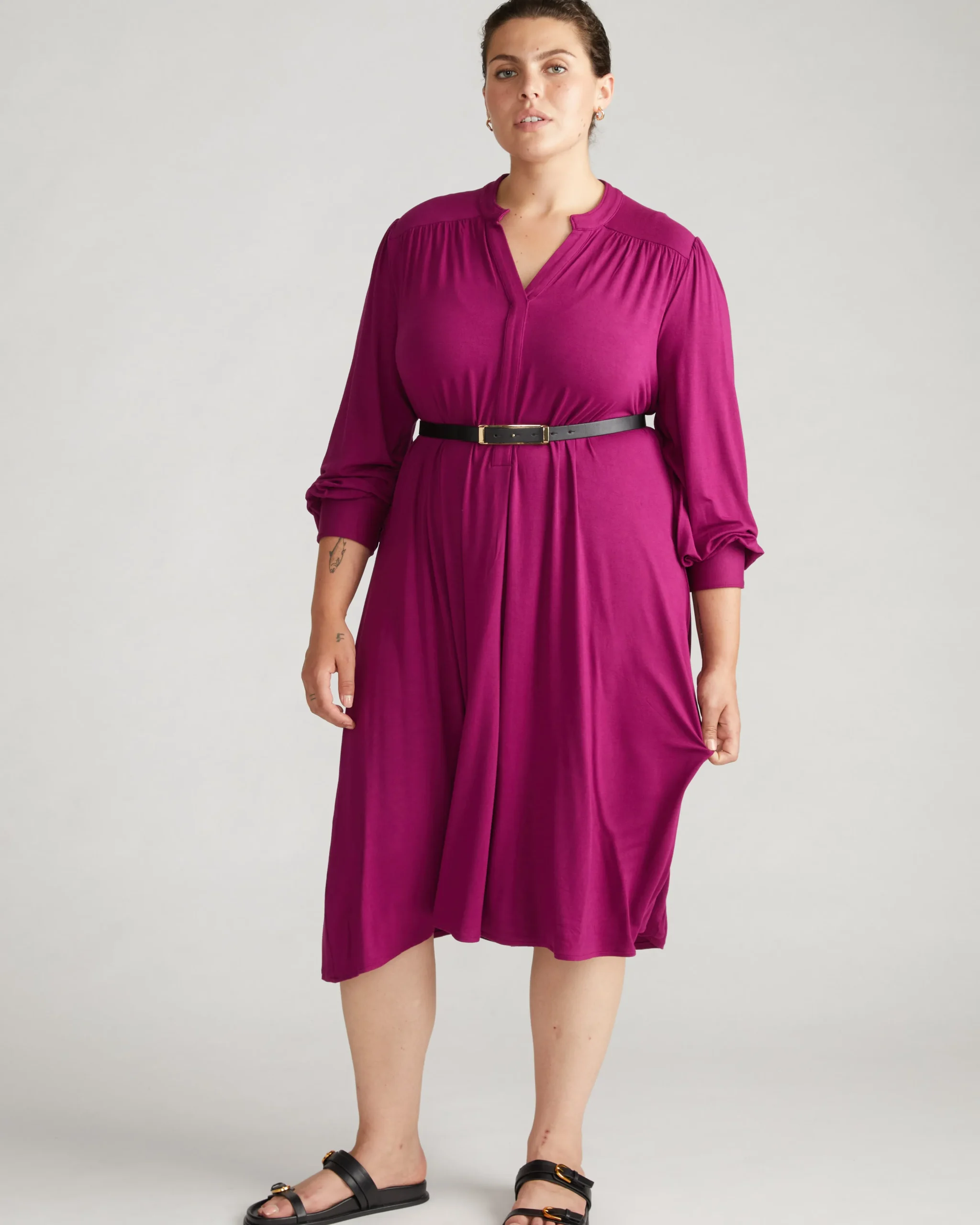 Gramercy Liquid Jersey Dress Rothko Purple