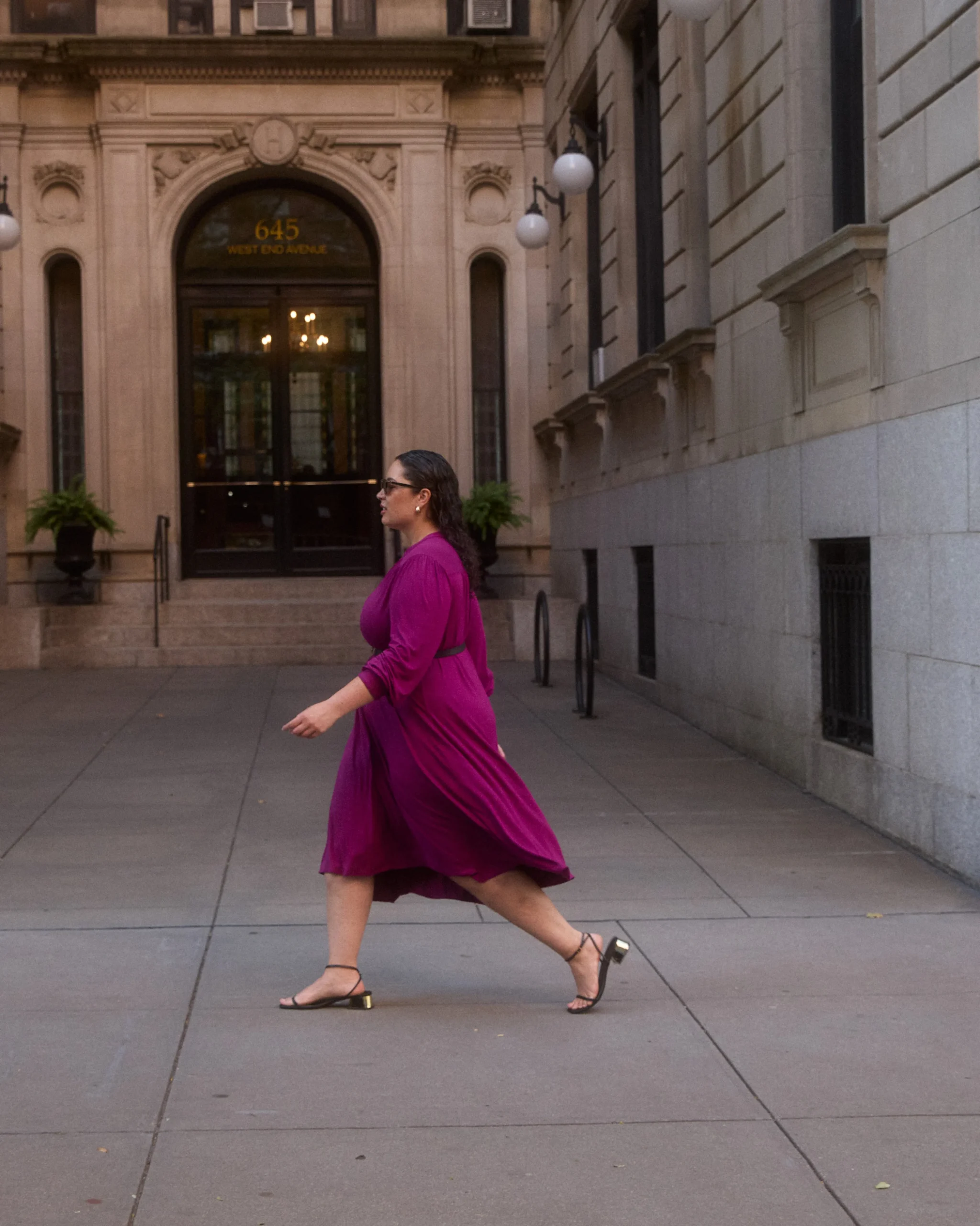 Gramercy Liquid Jersey Dress Rothko Purple