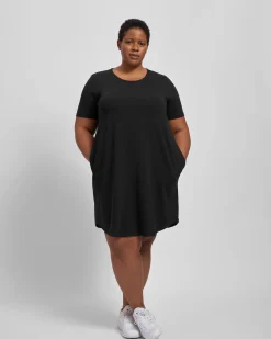 Halie T-Shirt Dress Black