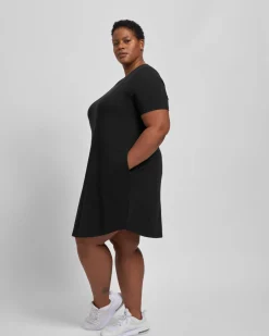 Halie T-Shirt Dress Black