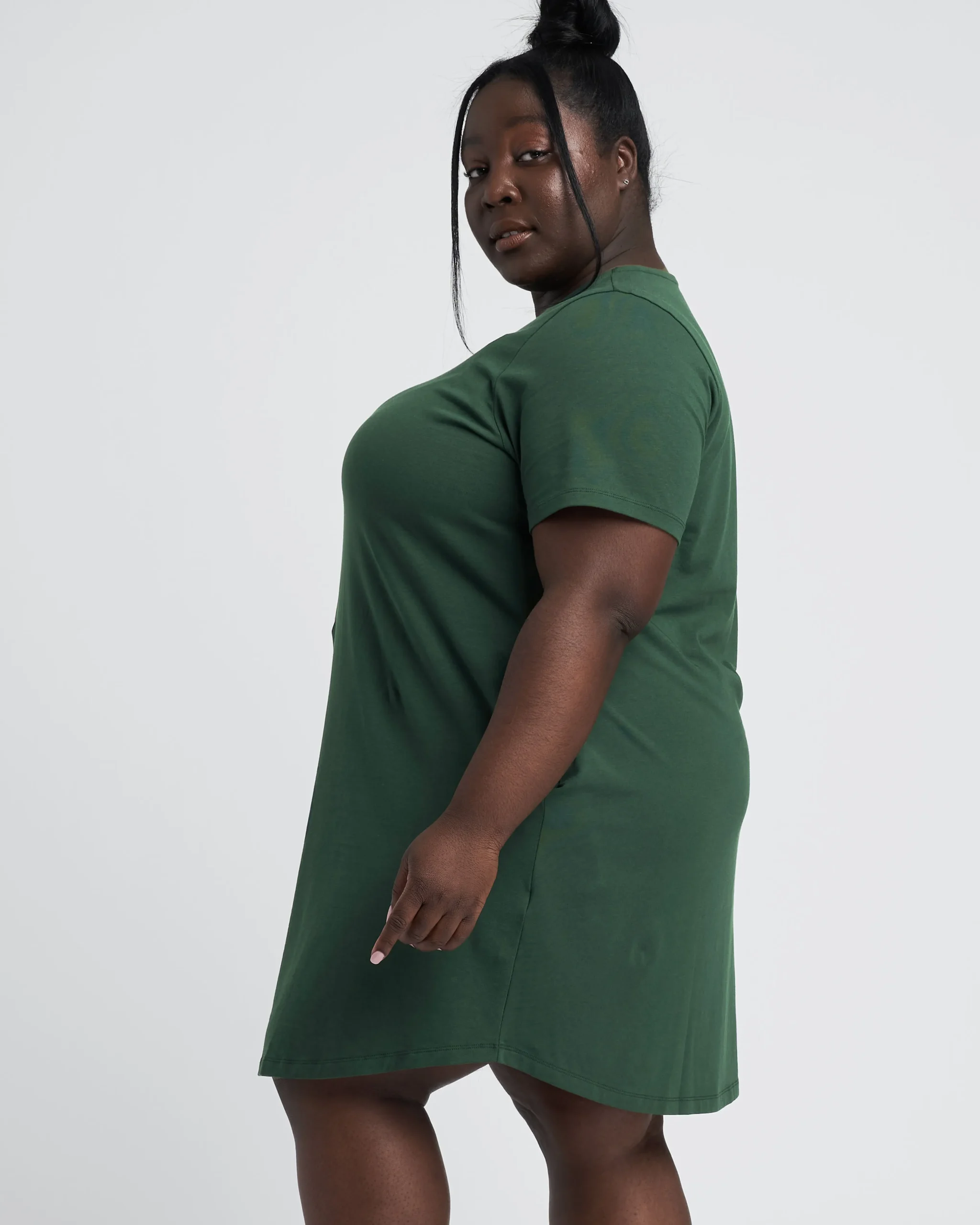 Halie T-Shirt Dress Conifer
