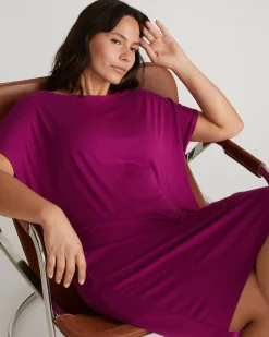 Helen Liquid Jersey Shift Dress Rothko Purple
