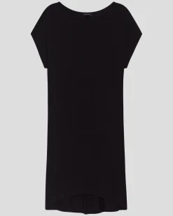 Helen Liquid Jersey Shift Dress Black