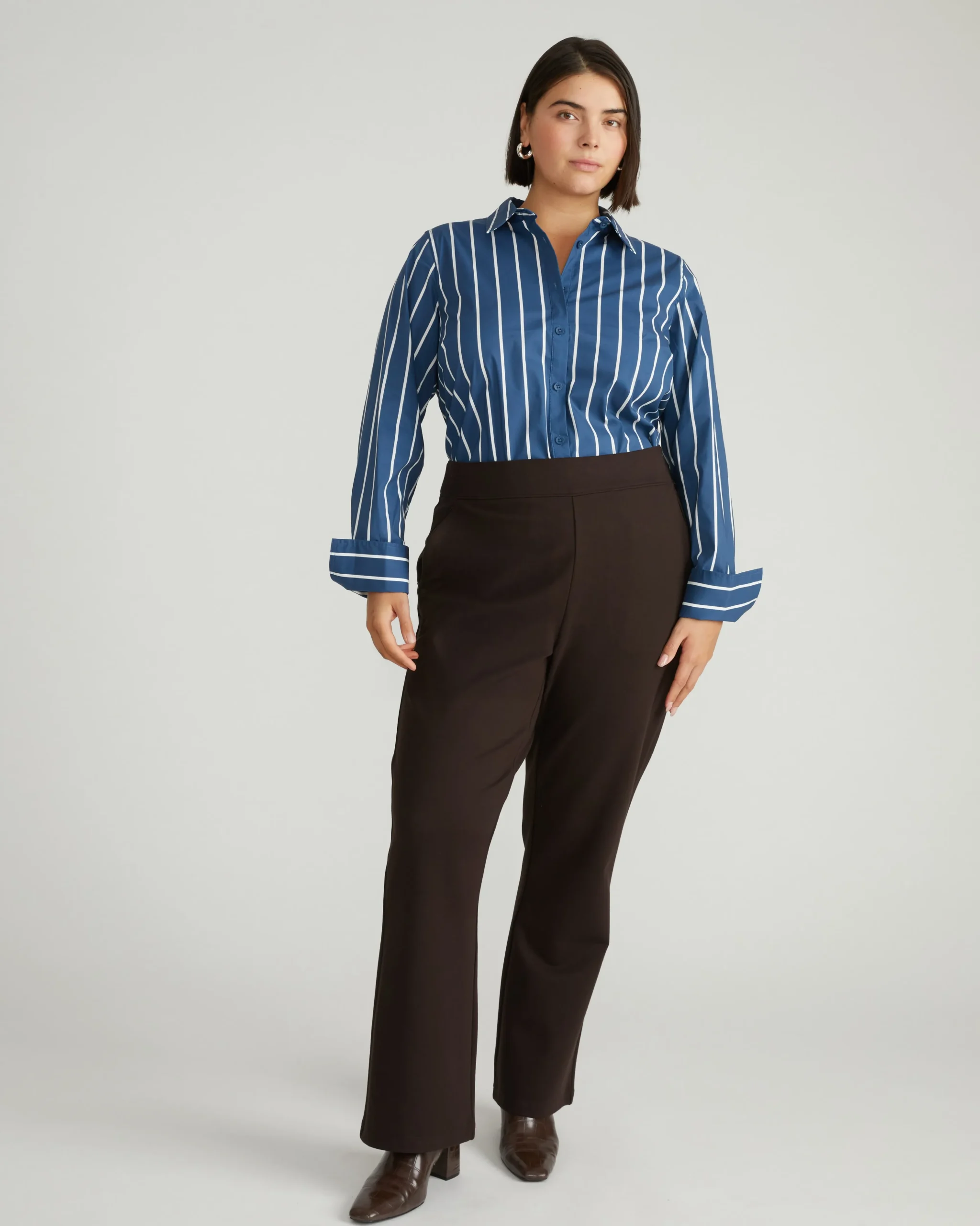 Henning x US Madison Shirt Ensign Blue/White Stripe