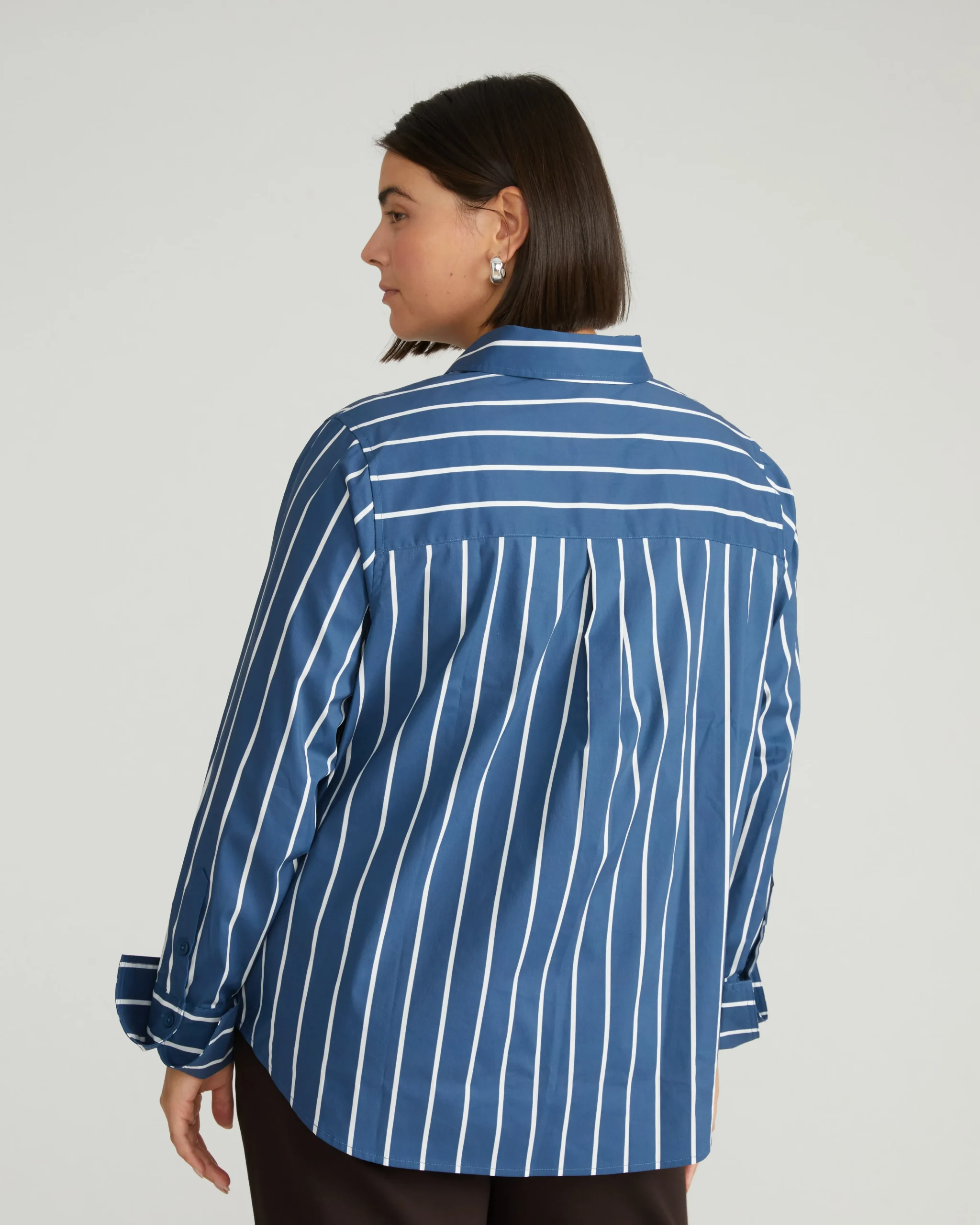 Henning x US Madison Shirt Ensign Blue/White Stripe
