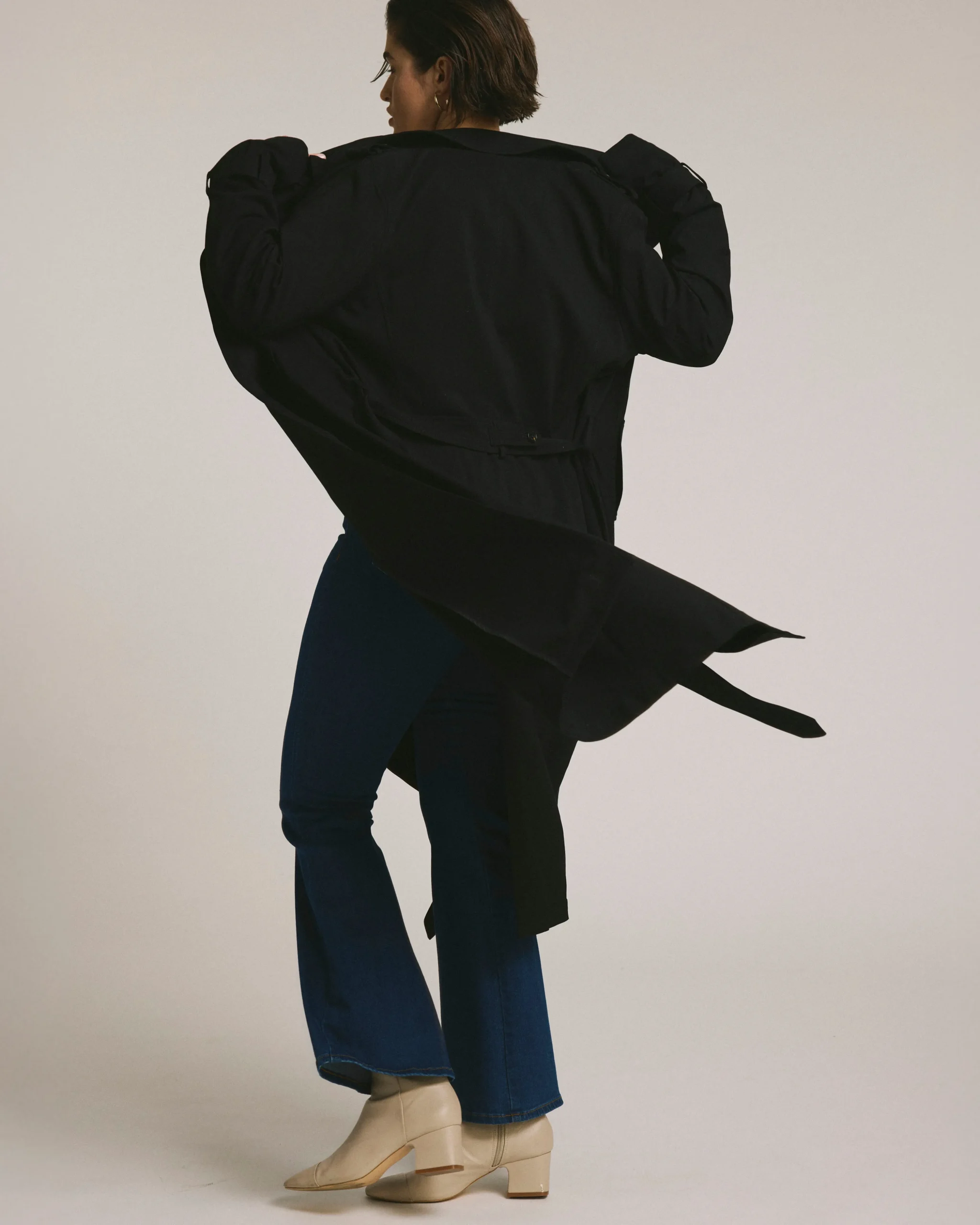 Henning x US Park Soft Trench Black