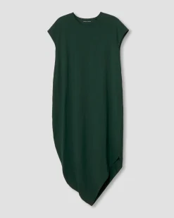 Iconic Geneva Dress Forest Green