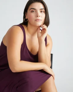 Iconic Geneva Tank Dress Acai
