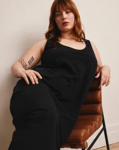 Iconic Geneva Tank Dress Black