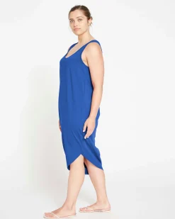 Iconic Geneva Tank Dress Lapis