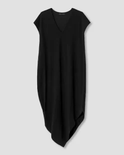 Iconic Geneva V-Neck Dress Black