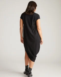 Iconic Geneva V-Neck Dress Black