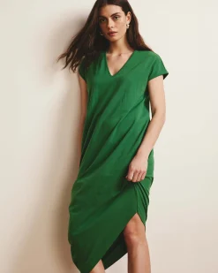 Iconic Geneva V-Neck Dress Clover