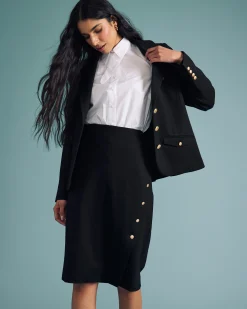 Janet Tie-Neck Cotton Poplin Shirt White