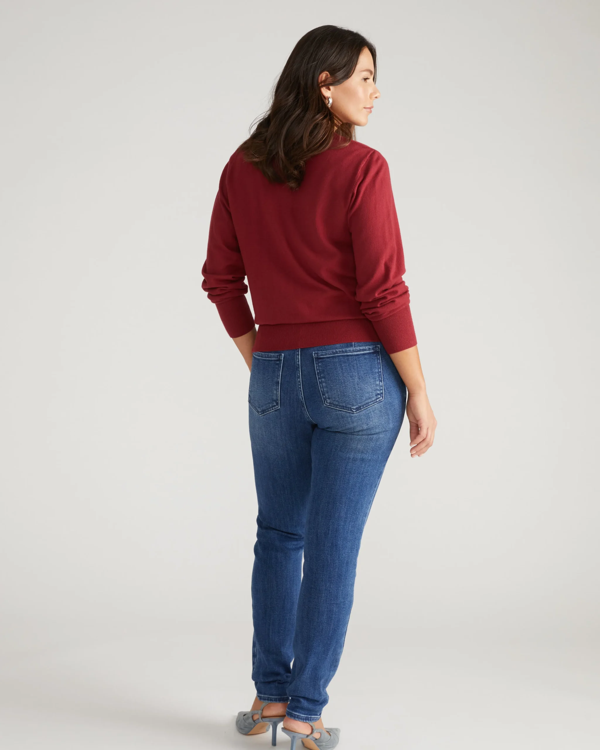 Joni High Rise Curve Slim Leg Jeans 32 Inch True Blue
