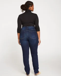 Joni High Rise Curve Slim Leg Jeans 32 Inch Midnight Blue