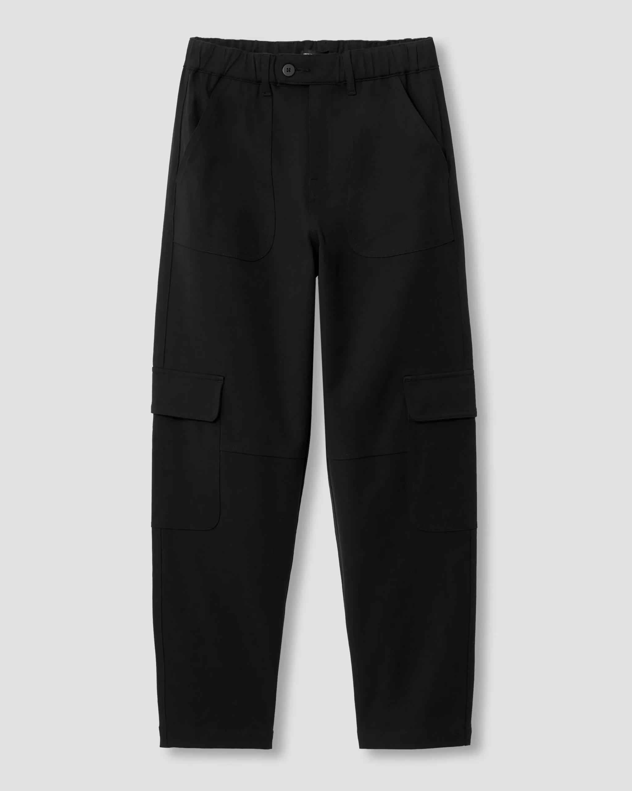 Karlee Stretch Cotton Twill Cargo Pants Black