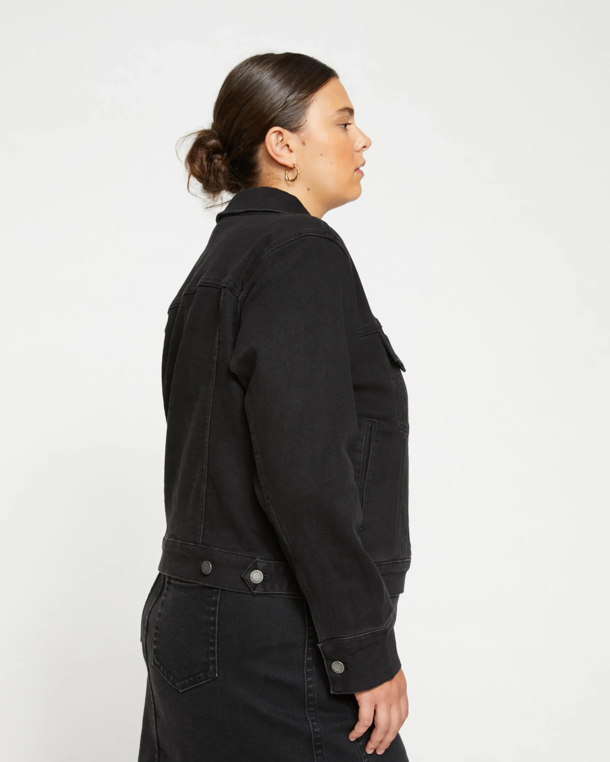 Kelsey Denim Jacket Broken Black