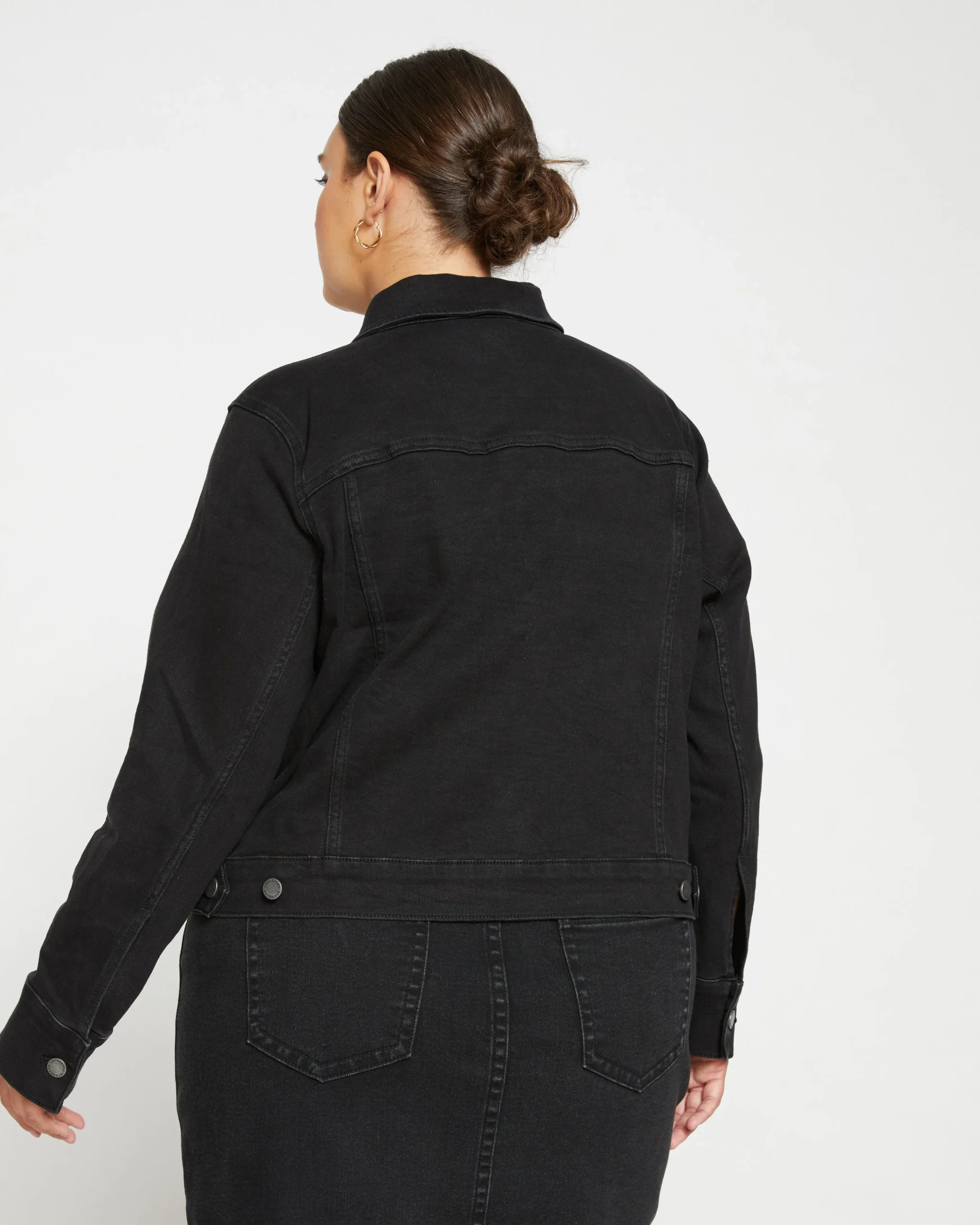 Kelsey Denim Jacket Broken Black