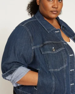 Kelsey Denim Jacket Dark Indigo