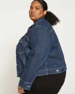 Kelsey Denim Jacket Dark Indigo