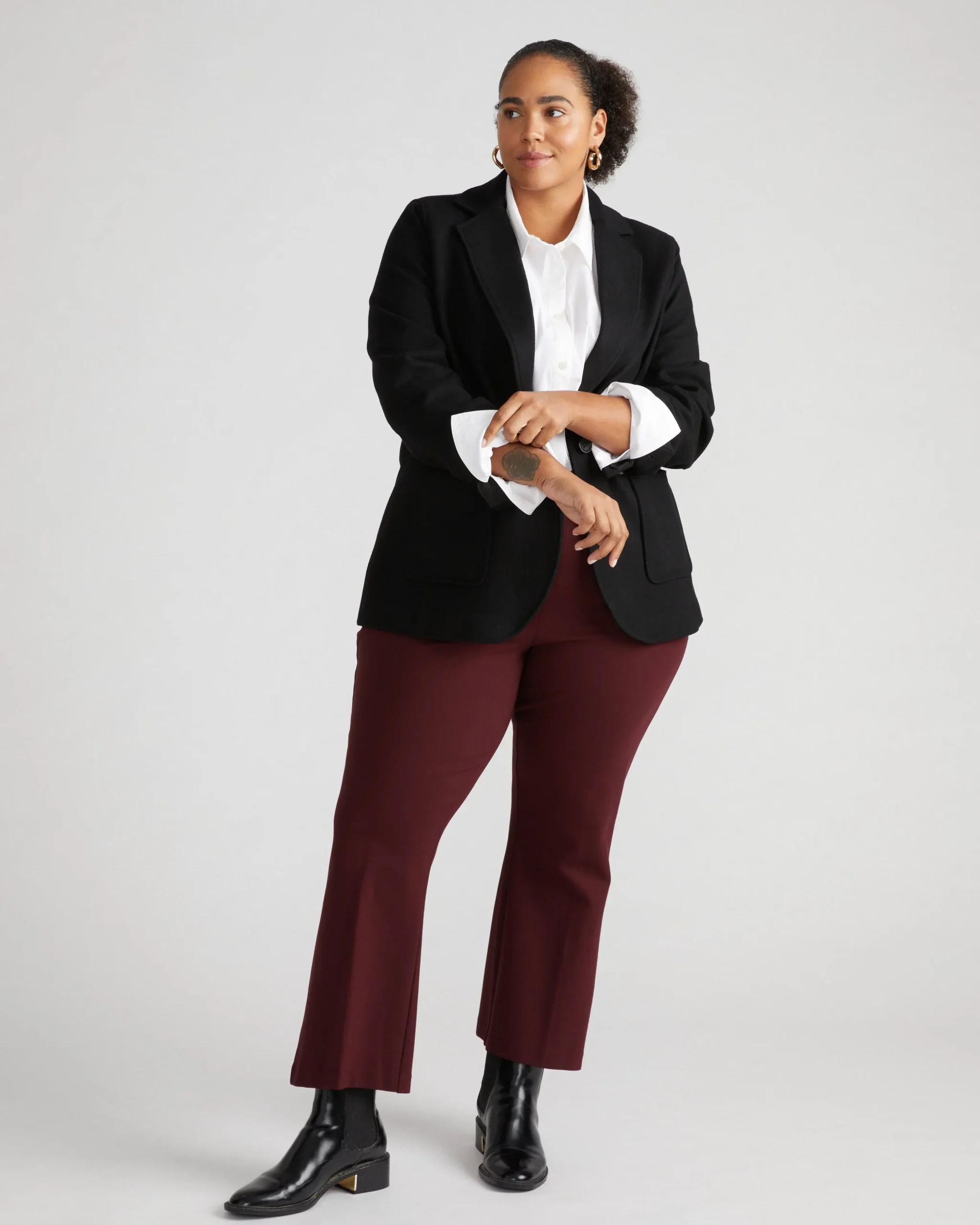 Kidjo Tailored Wool Jacket Black