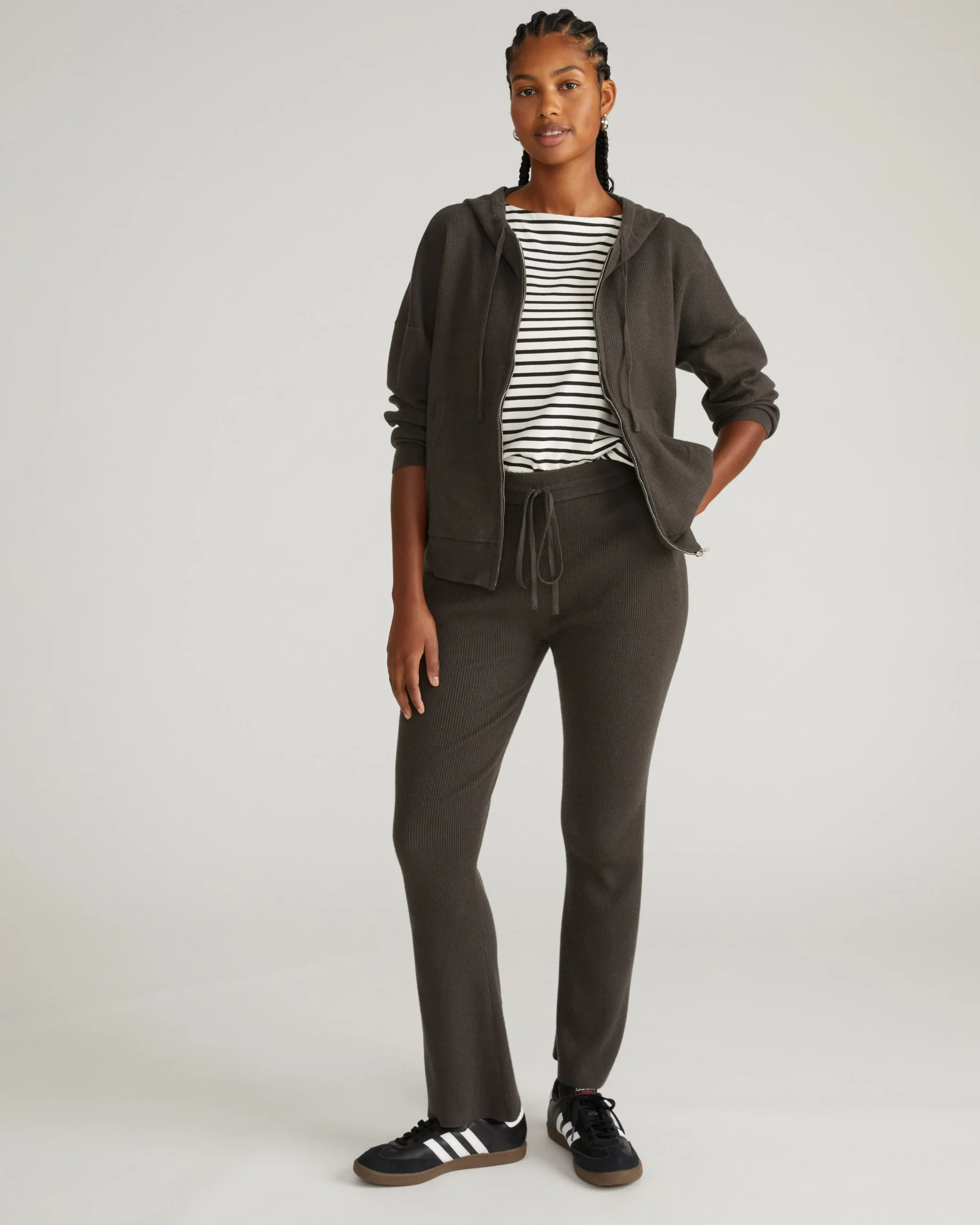 Knitted Mila Pants Graphite