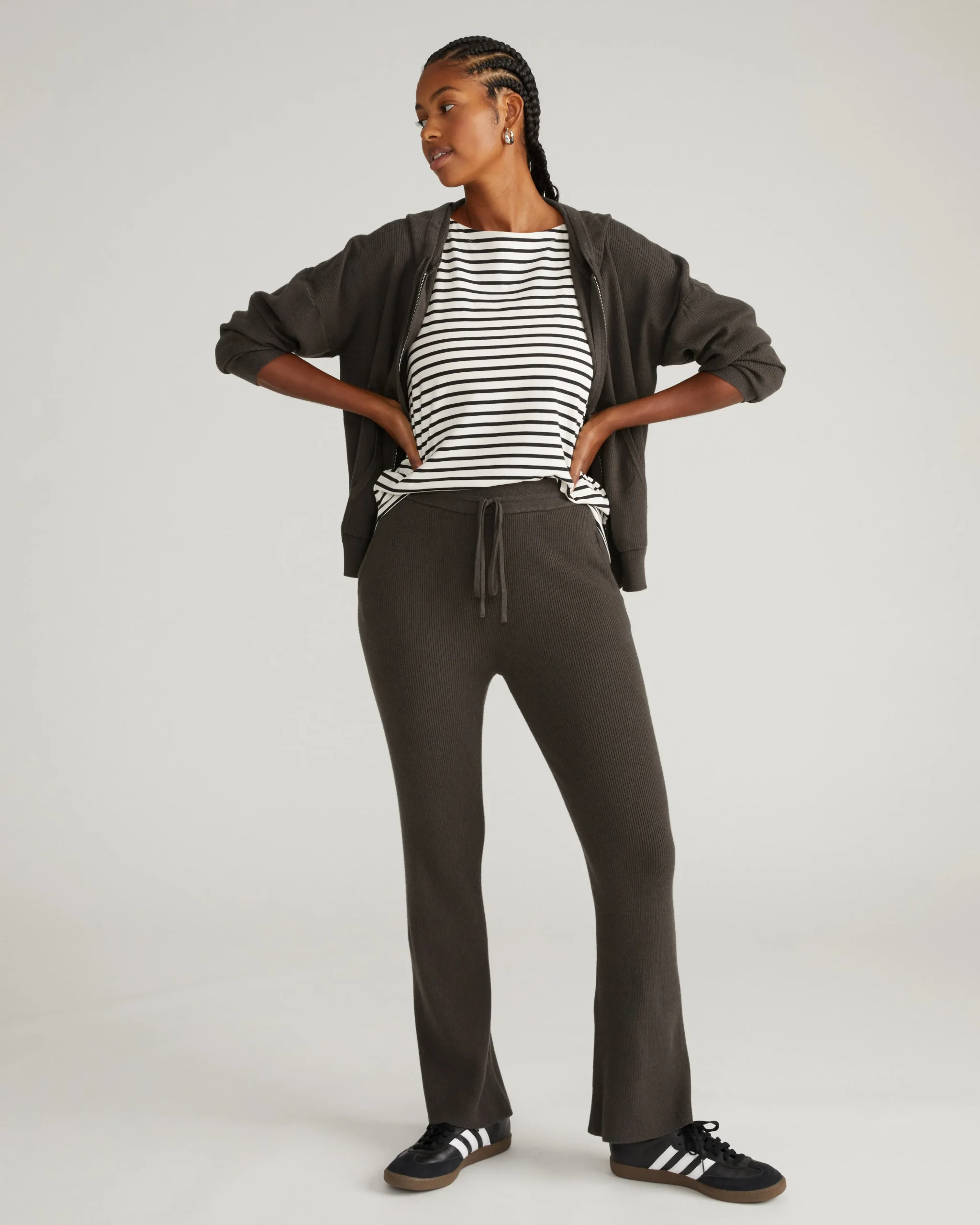 Knitted Mila Pants Graphite