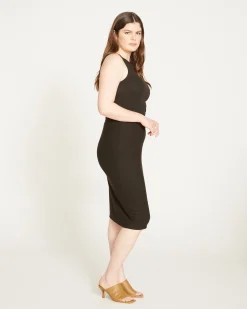Le Bon Ribbed Skirt Black