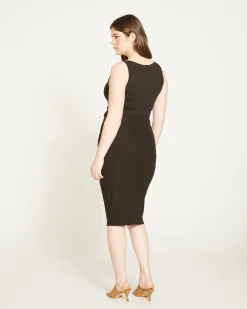 Le Bon Ribbed Skirt Black