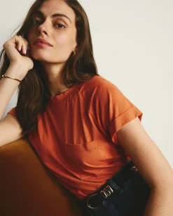 Light-As-Air Boy Tee Italian Orange