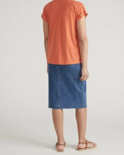 Light-As-Air Boy Tee Italian Orange