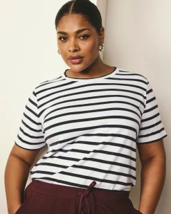 Light-As-Air Tee Rex Zen Stripe