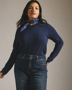 Long Sleeve Garcon Tee Classic Navy
