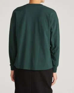 Long Sleeve Relaxed Tee Forest Green